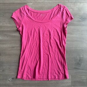 Loft - pink t-shirt - size small